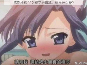 病勤楼栋 112 樱花未增减，这是什么梗？