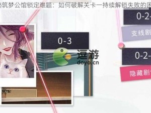 揭秘筑梦公馆锁定难题：如何破解关卡一持续解锁失败的困扰？