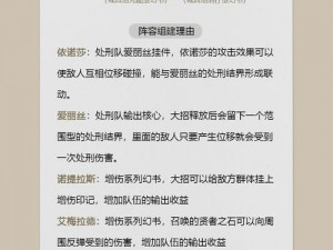 幻书启示录依诺莎强度解析：全面剖析其核心能力与表现