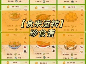 小生活游戏之实用菜谱配方大全：烹饪乐趣与美食创造的完美结合