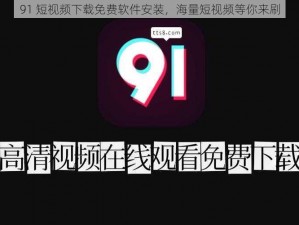 91 短视频下载免费软件安装，海量短视频等你来刷