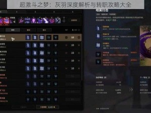 超激斗之梦：灰羽深度解析与转职攻略大全