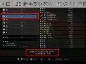 《仁王2》新手攻略教程：快速入门指南