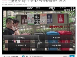 嫩 B 站 up 主因 18 分钟视频走红网络