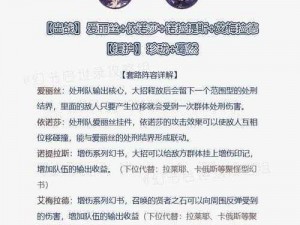 幻书启世录最佳战斗阵容搭配攻略：学会战策略与角色组合推荐