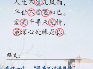 抖音神曲：探寻未知缘分，下一辈子是否还能遇见你的情感之谜