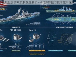 战舰世界游戏机制深度解析——HE弹特性与战术应用探究