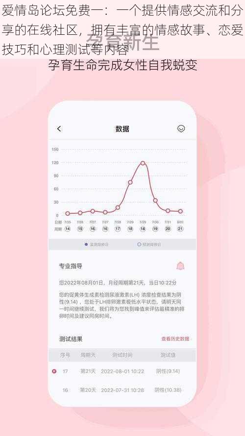 爱情岛论坛免费一：一个提供情感交流和分享的在线社区，拥有丰富的情感故事、恋爱技巧和心理测试等内容