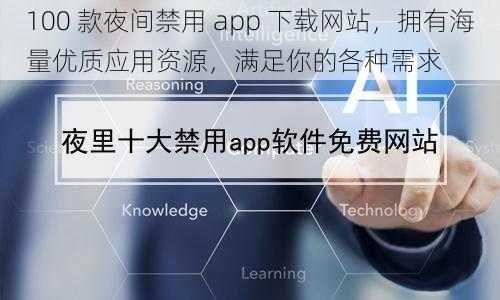 100 款夜间禁用 app 下载网站，拥有海量优质应用资源，满足你的各种需求