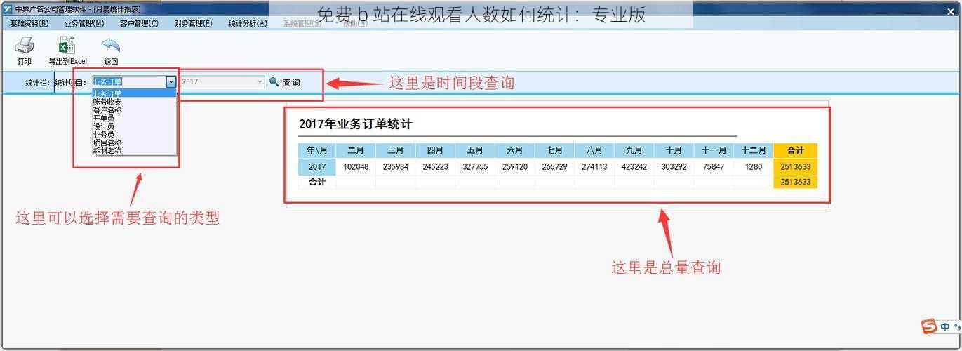 免费 b 站在线观看人数如何统计：专业版