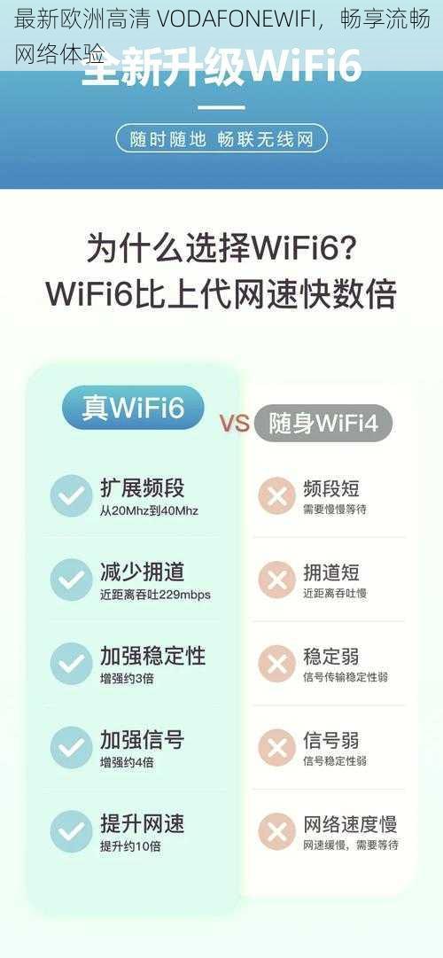 最新欧洲高清 VODAFONEWIFI，畅享流畅网络体验