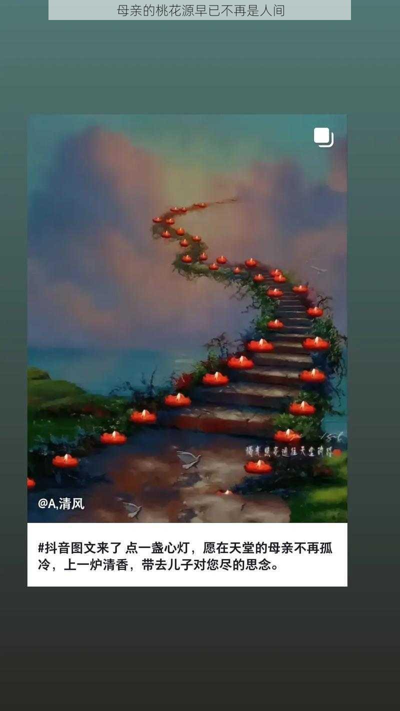 母亲的桃花源早已不再是人间