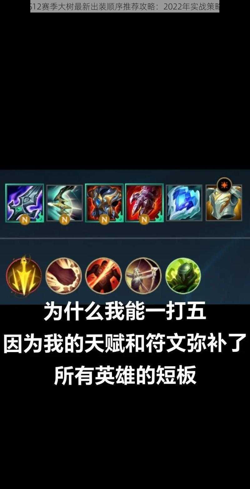 LOL S12赛季大树最新出装顺序推荐攻略：2022年实战策略揭秘