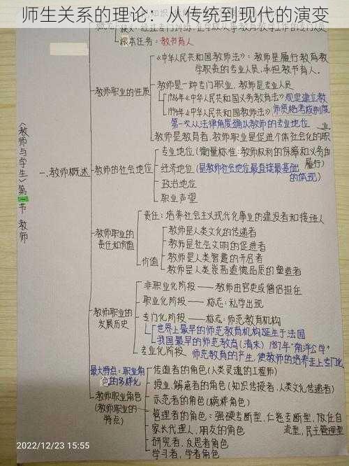 师生关系的理论：从传统到现代的演变