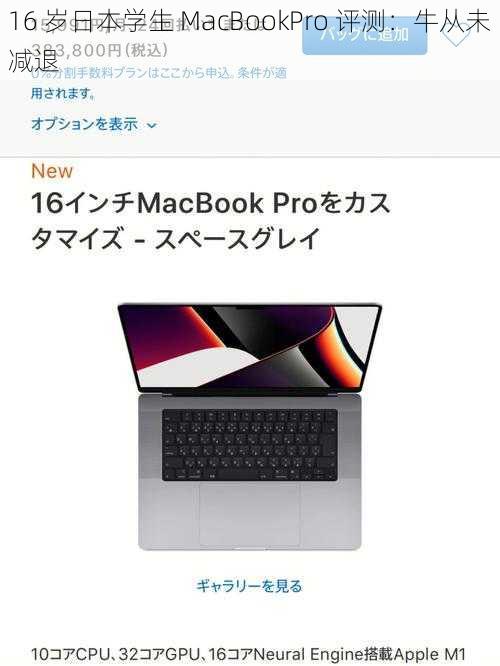 16 岁日本学生 MacBookPro 评测：牛从未减退