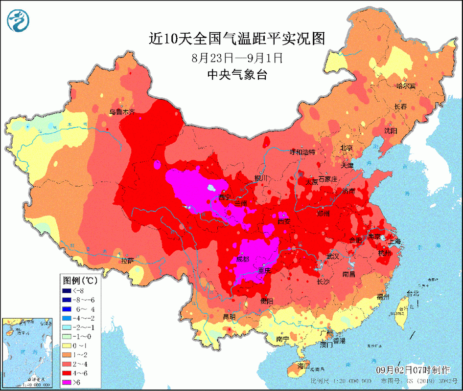 全国多地高温预警