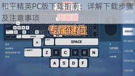 和平精英PC版下载指南：详解下载步骤及注意事项