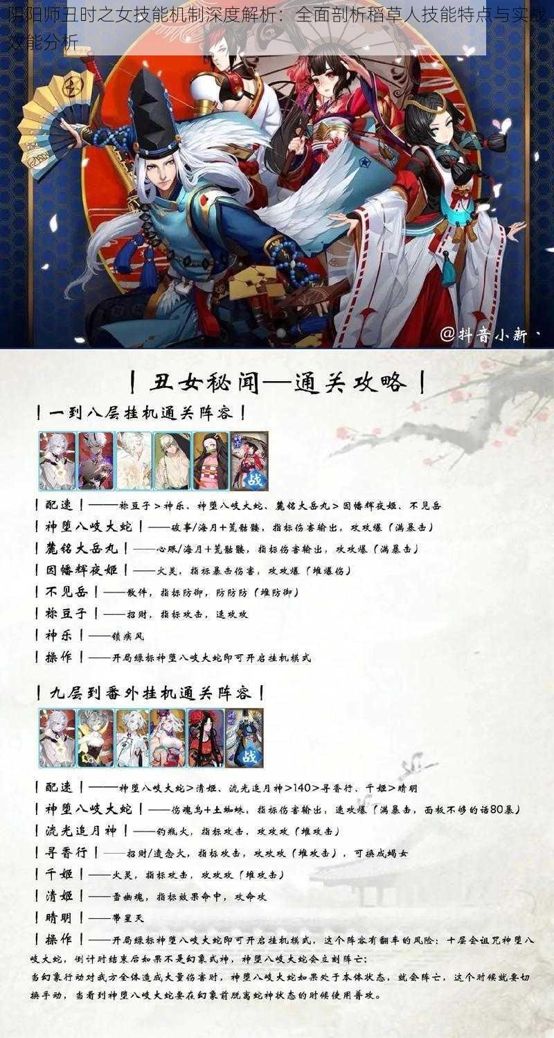 阴阳师丑时之女技能机制深度解析：全面剖析稻草人技能特点与实战效能分析