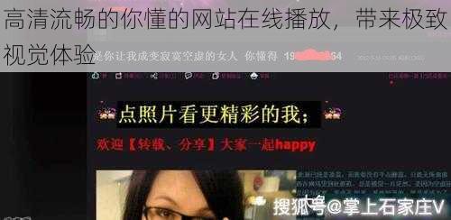 高清流畅的你懂的网站在线播放，带来极致视觉体验