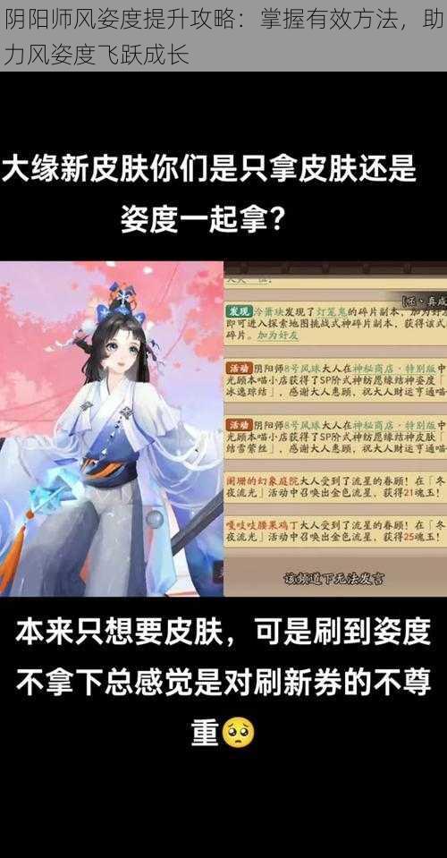 阴阳师风姿度提升攻略：掌握有效方法，助力风姿度飞跃成长