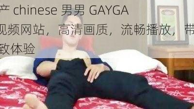 国产 chinese 男男 GAYGAY 视频网站，高清画质，流畅播放，带来极致体验