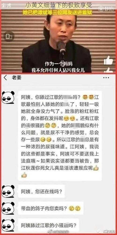 小黄文细节下的极致享受