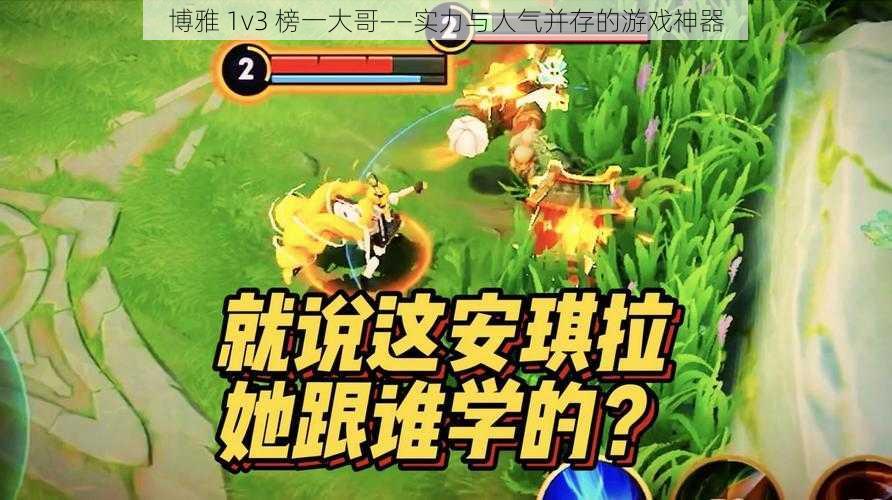 博雅 1v3 榜一大哥——实力与人气并存的游戏神器