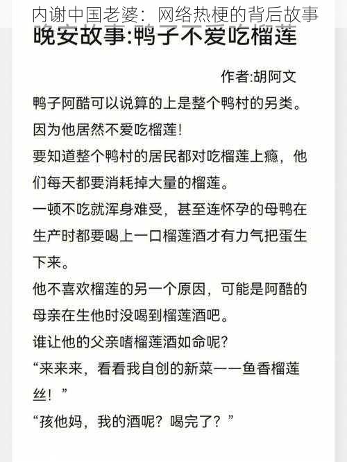 内谢中国老婆：网络热梗的背后故事