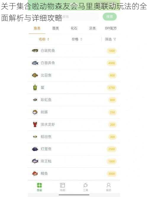 关于集合啦动物森友会马里奥联动玩法的全面解析与详细攻略
