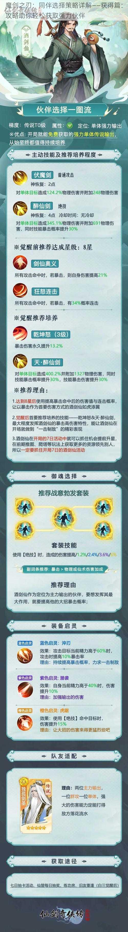 魔剑之刃：同伴选择策略详解——获得篇：攻略助你轻松获取强力伙伴