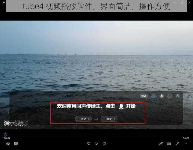 tube4 视频播放软件，界面简洁，操作方便