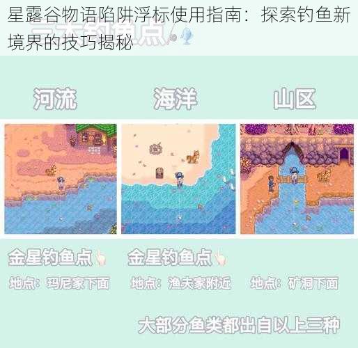 星露谷物语陷阱浮标使用指南：探索钓鱼新境界的技巧揭秘