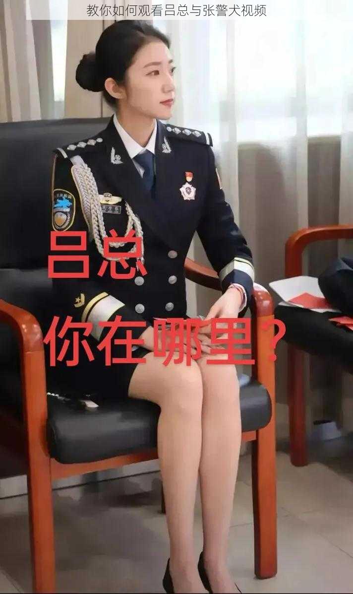 教你如何观看吕总与张警犬视频