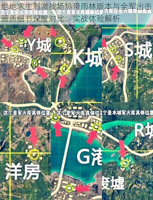 绝地求生刺激战场热带雨林版本与全军出击画质细节深度对比：实战体验解析