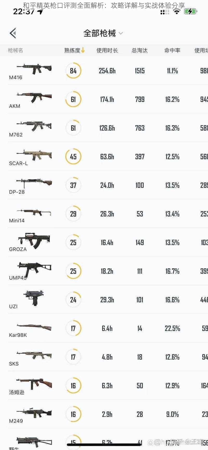 和平精英枪口评测全面解析：攻略详解与实战体验分享
