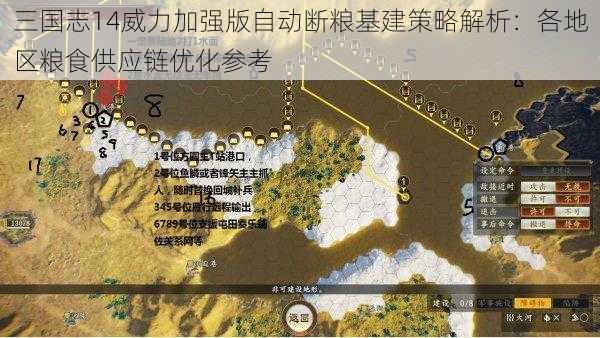 三国志14威力加强版自动断粮基建策略解析：各地区粮食供应链优化参考