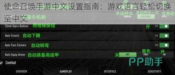 使命召唤手游中文设置指南：游戏语言轻松切换至中文