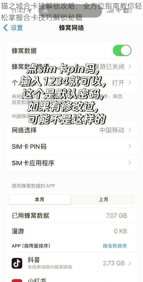 猫之城合卡技解锁攻略：全方位指南教你轻松掌握合卡技巧解锁秘籍