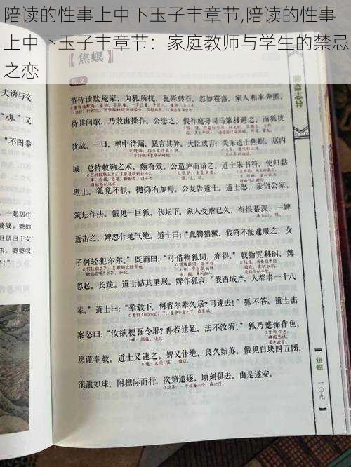 陪读的性事上中下玉子丰章节,陪读的性事上中下玉子丰章节：家庭教师与学生的禁忌之恋