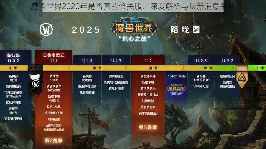 魔兽世界2020年是否真的会关服：深度解析与最新消息关注