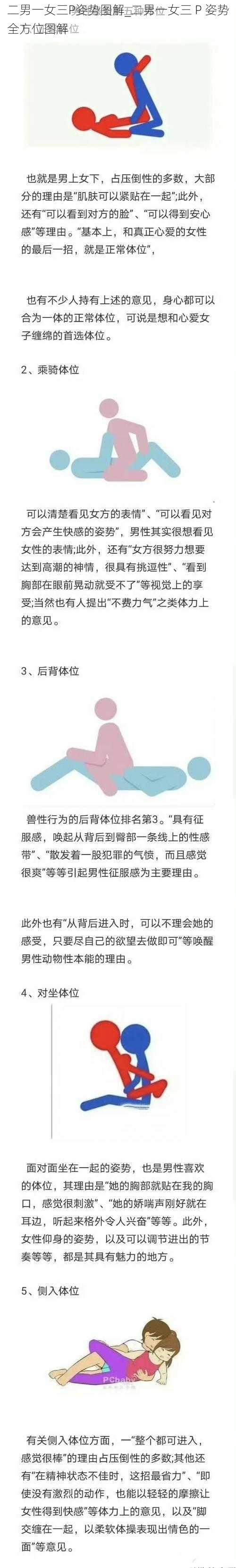 二男一女三P姿势图解_二男一女三 P 姿势全方位图解