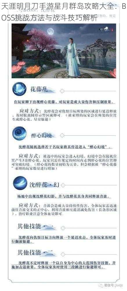 天涯明月刀手游星月群岛攻略大全：BOSS挑战方法与战斗技巧解析