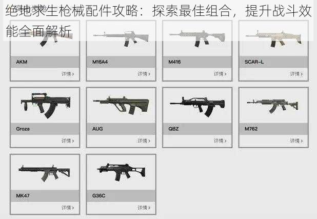 绝地求生枪械配件攻略：探索最佳组合，提升战斗效能全面解析