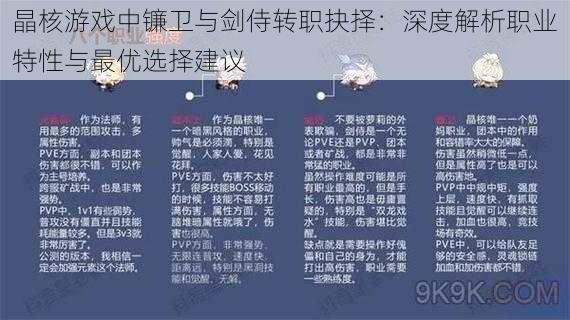 晶核游戏中镰卫与剑侍转职抉择：深度解析职业特性与最优选择建议